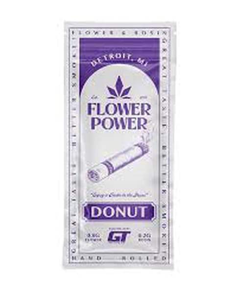 PIxy Pop X Flyin' Hawaiian - Flower Power - Hand Rolled Donut Infused Pre-Roll- 1G**