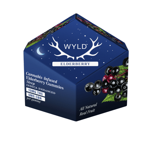 Wyld | Gummies | Elderberry | Indica 100mg THC 50mg CBN