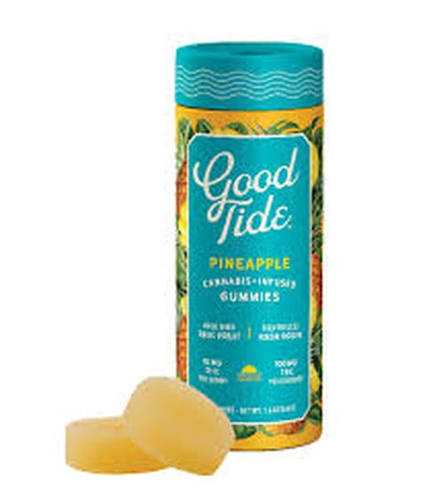 Good Tide Pineapple 100MG Gummy (Wyld)
