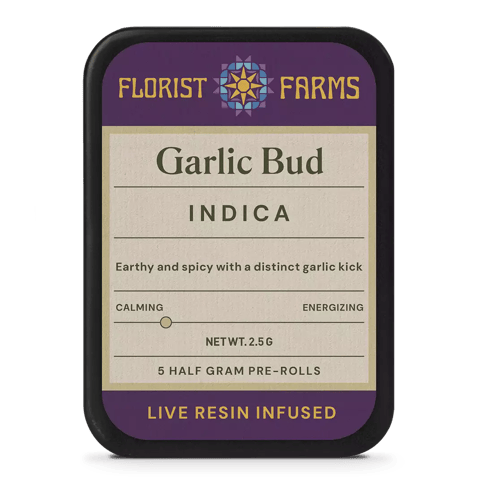 Garlic Bud .5g Infused Pre-roll (5PK)