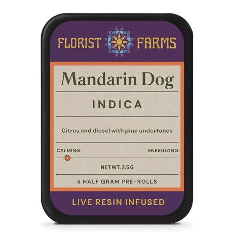 Mandarin Dog .5g Infused Pre-roll (5PK)