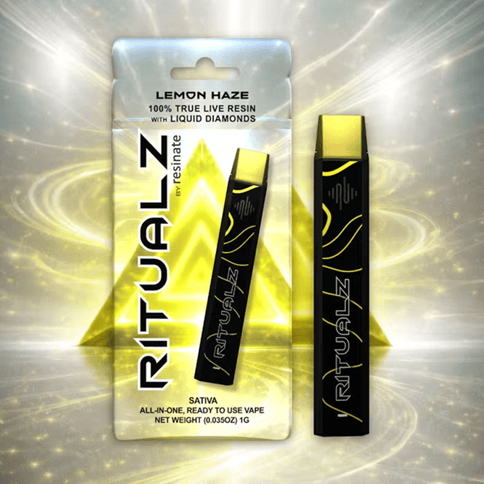 Lemon Haze live resin/ diamond infused | 1G Disposable | by Ritualz