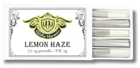 5pk | 1g Pre Rolls | Lemon Haze