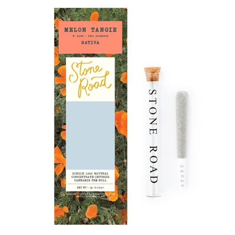 Stone Road | Melon Tangie | 1g Infused Preroll
