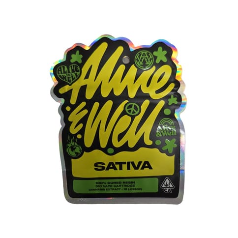 Alive & Well Glaciers Cured Resin Cart 1g