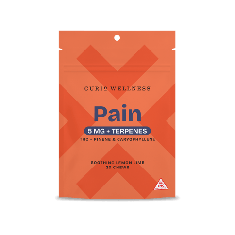 Curio - 5mg 20pk Gummies - Pain ( Lemon Lime)