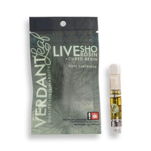 Citrus Express Live Rosin Cured Resin 1G Cartridge (Verdant Leaf)