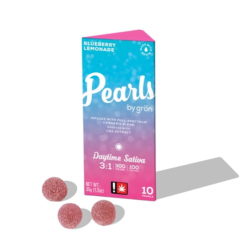 Gron Pearls | 3:1 CBG Daytime Sativa Blueberry Lemonade 100mg