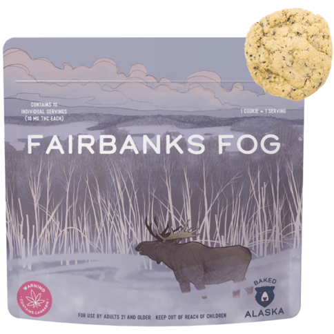 Fairbanks Fog (100mg) Indica Cookie 10pk by Baked Alaska