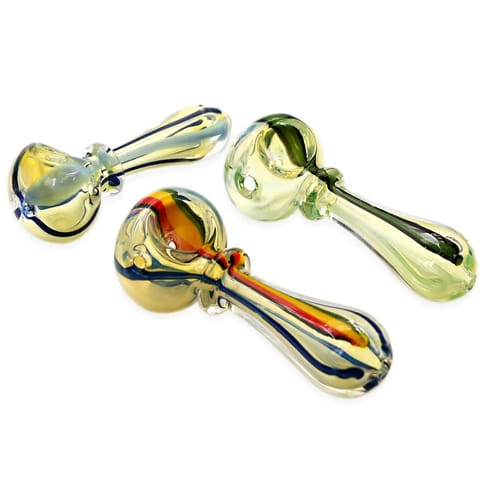 High Mountain Imports | 4.5" Rimmed Glass Hand Pipe