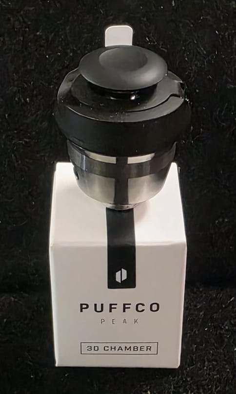 PuffCo- Peak V2 3D Chamber(Not Eligible With Loyalty Credits/Punch Cards/Discounts)(Black)