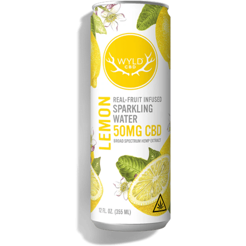Lemon CBD (50mg) Sparkling Water by WYLD CBD