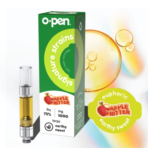 O.Pen Signature Strains Live Resin Cartridge | Apple Fritter 1g Med