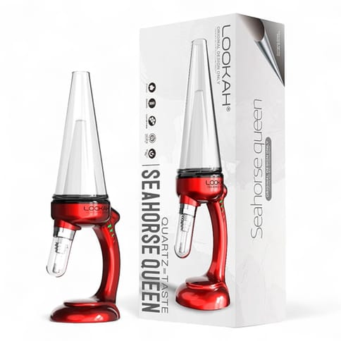 Lookah -  Seahorse Queen - Red