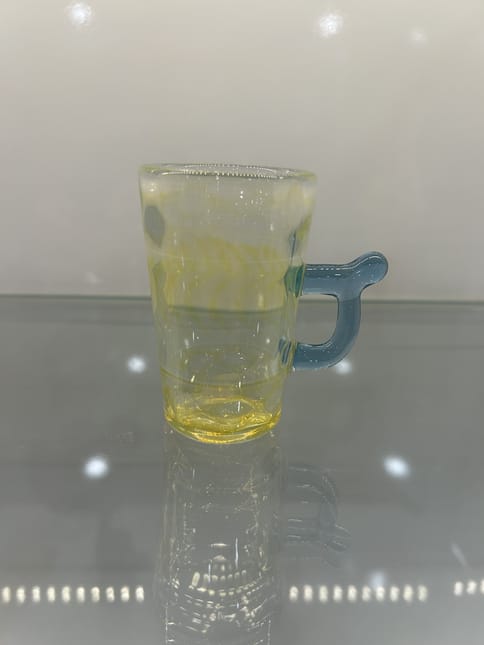 Justin Galante Glass - Silver Fume Espresso Double