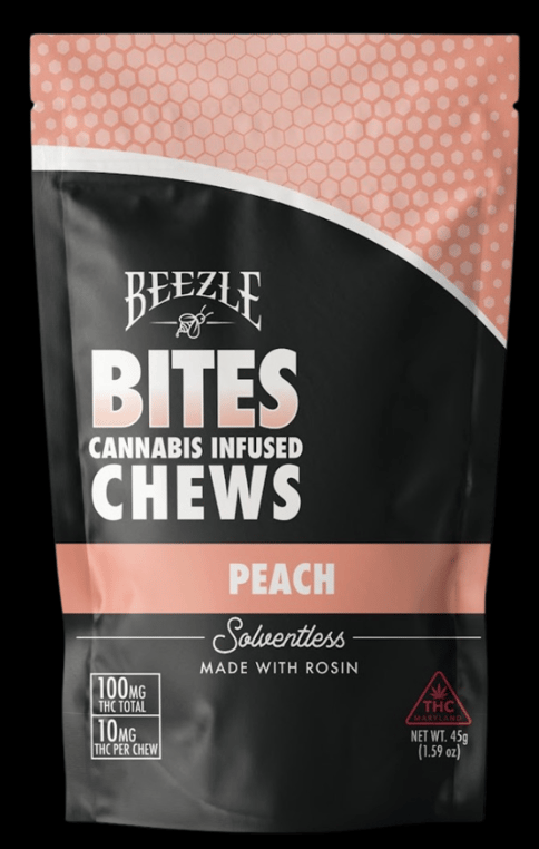 Beezle Bites | Peach | Rosin Solventless | 10mg