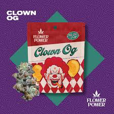 Clown OG - Flower Power - Pre Packaged Flower - Hybrid - 3.5G**
