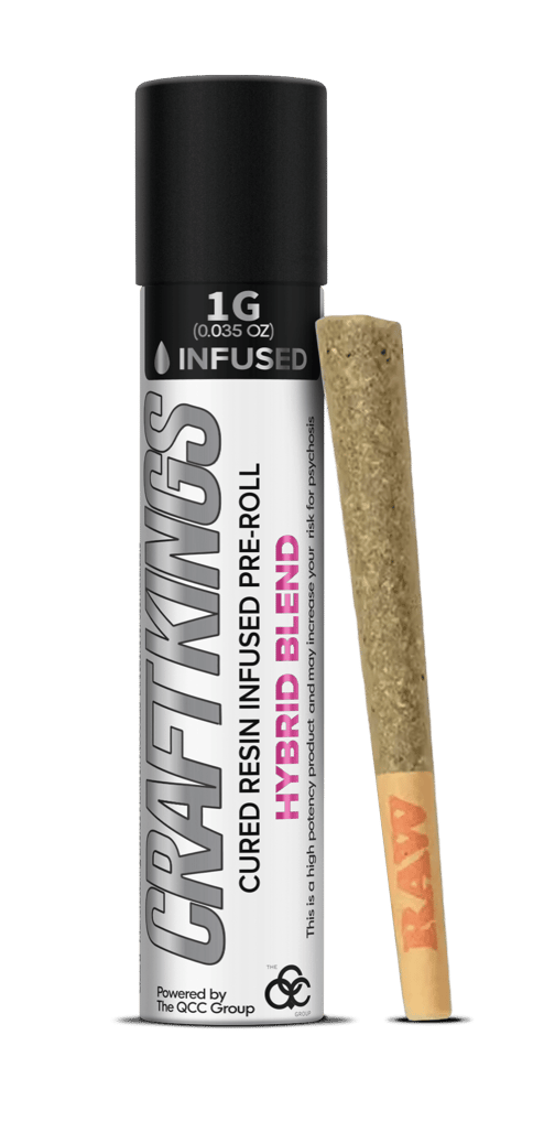 Cured Resin Infused Pre-Roll - Craft Kings - Hybrid Blend - 1g