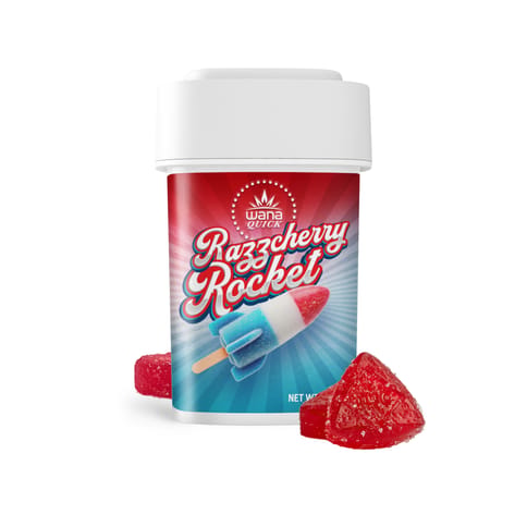Wana - Quick Gummies - Razzcherry Rocket - Sativa 100mg