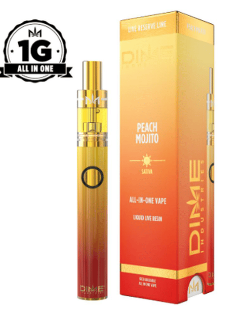 Dime Industries | Peach Mojito | Live Reserve All In One | Sativa | 1g