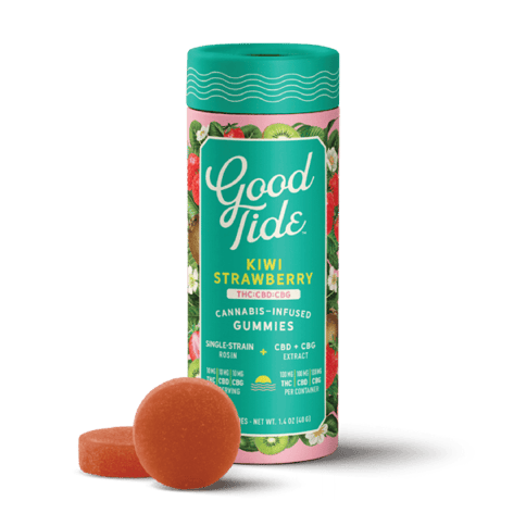 Good Tide Rosin CBG Gummies | Kiwi Strawberry 100mg
