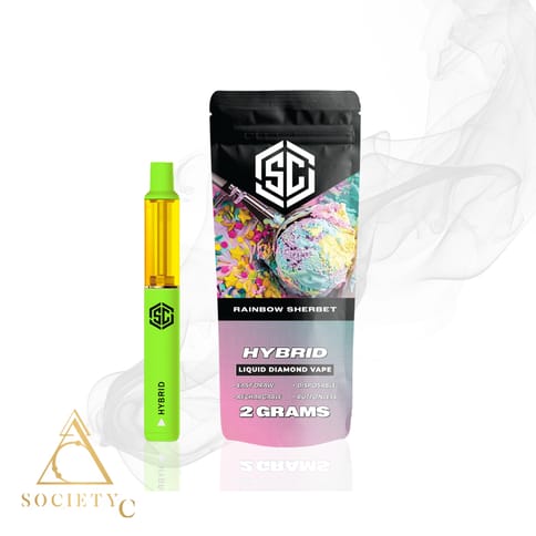 Society C 2G Liquid Diamond Disposable - Rainbow Sherbet
