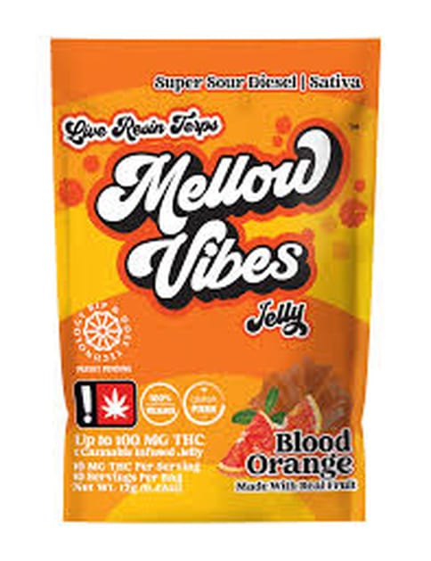 Blood Orange 100MG Jelly (Mellow Vibes)