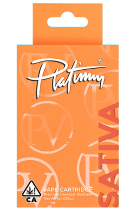 Platinum Vape - Poppin Peach - 1g Distillate Cartridge