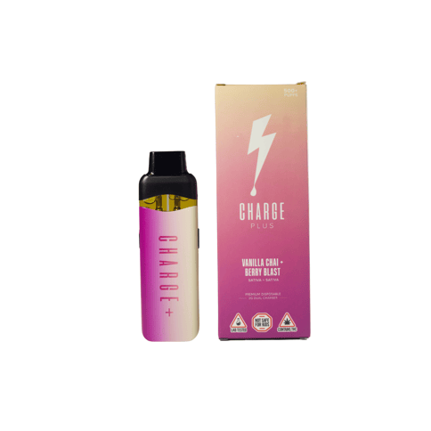 Charge Bar Plus Disposable | Dual Chamber | 2g | Sativa/Sativa | Vanilla Chai x Berry Blast