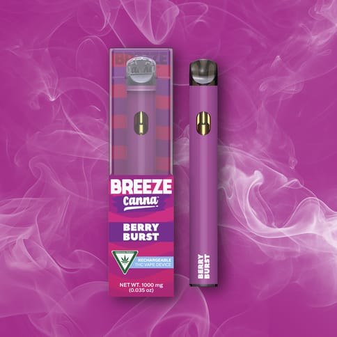 Berry Burst 1g THC Breeze Disposable | Breeze