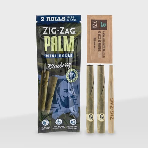 Zig-Zag Mini Palm Rolls - Blueberry