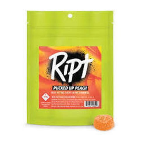 Ript | 100mg Gummies | Pucked Up Peach | S