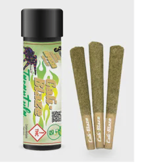 Cali-Blaze (S) Cinnamon Churro White 99 Tarantula Joints 3pk 3g