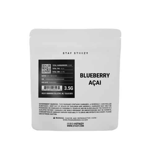 STIIIZY - 3.5G WHITE LABEL - BLUEBERRY ACAI 3.5g