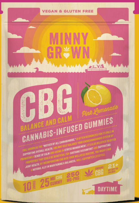 CBG Gummies - Pink Lemonade - 25mg CBG - 10 ct. - Regular