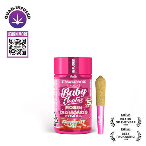 KB - JEETER - INFUSED PREROLL MULTIPACK - QUADS STRAWBERRY SC - 2.5G