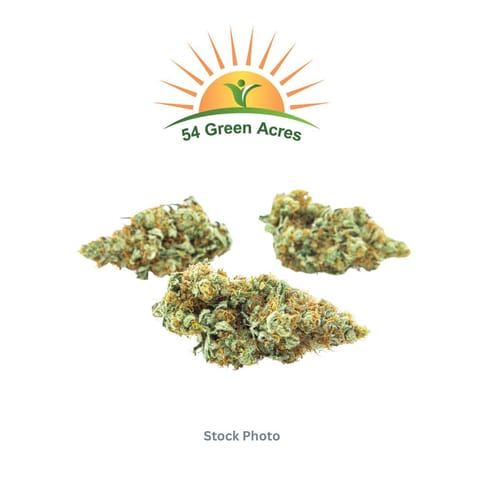 54 Green Acres Bud | Kali Sativa-Hybrid - 3.5g - Packed Flower
