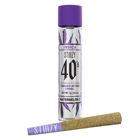 STIIIZY 40's | Watermelon Z (I) | 1g Infused Preroll Joint