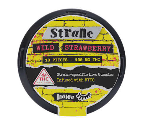 Strane | Infused Gummies | - Wild Strawberry | 10mg x 10