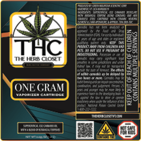 THC Strawberry Cough 1g Cartridge