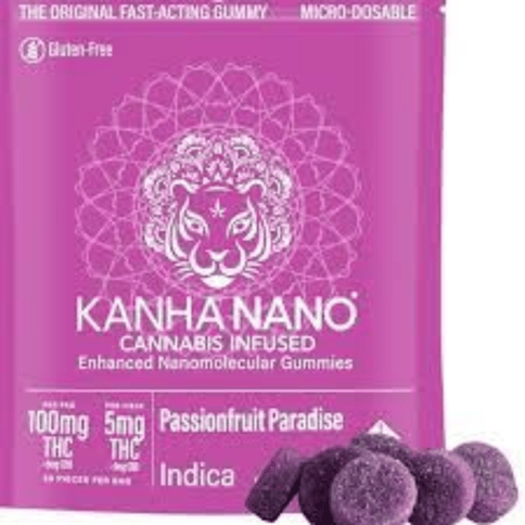 Kanha Nano | Passionfruit Paradise (I) | 5mg THC x 20 Gummies