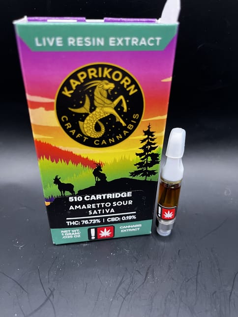 Kaprikorn | Amaretto Sour Live Resin Cartridge | 1g