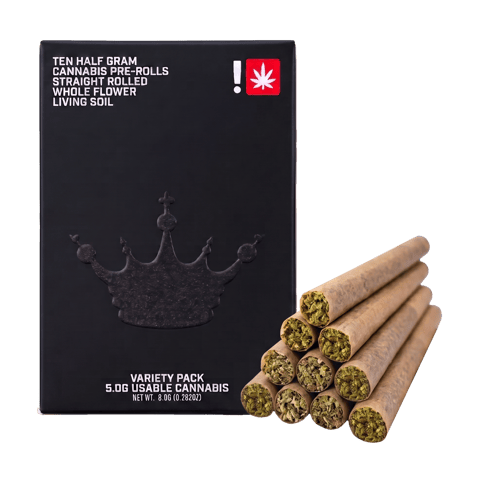 2 STRAIN PRE-ROLL MULTI-PACK | ROAD DAWG & DONNY BURGER | INDICA & HYBRID | 0.5 GRAM | X10