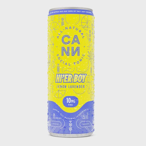 CANN HI'ER BOY | Lemon Lavendar | 10mg THC / x 4 Infused Social Tonic Cans