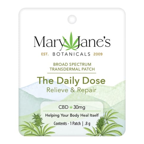 Mary Jane's Medicinals Patch | The Daily Dose 30mg CBD