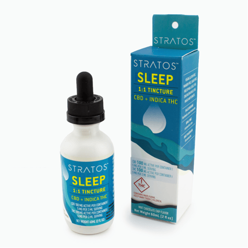 Stratos Tincture | 1:1 CBD:THC Sleep 100mg Med