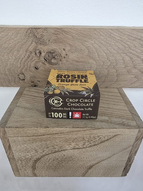 Crop Circle | Citrus Saverz Sativa Orange Yuzu Zest Rosin Truffle | 100mg