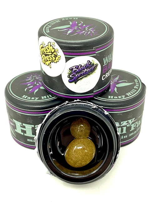 1g Fresh Press Live Hash Rosin - Black Spritzer