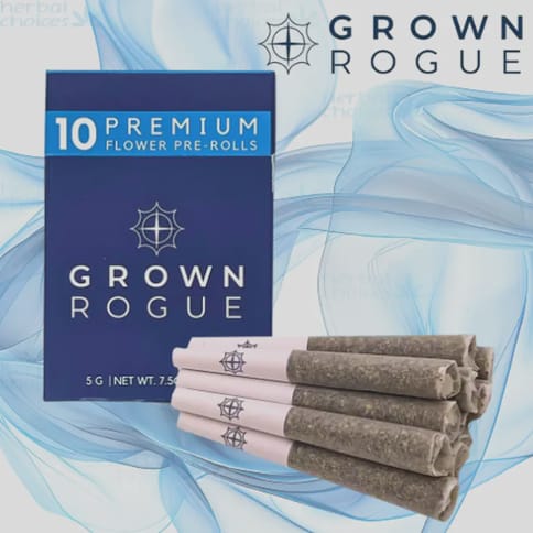 Grown Rogue - Caramel Cake & Sour Grapes - Preroll .5g 10pk