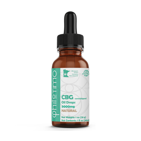 CBG Oil Drops | Natural | 5000mg | Philotimo |